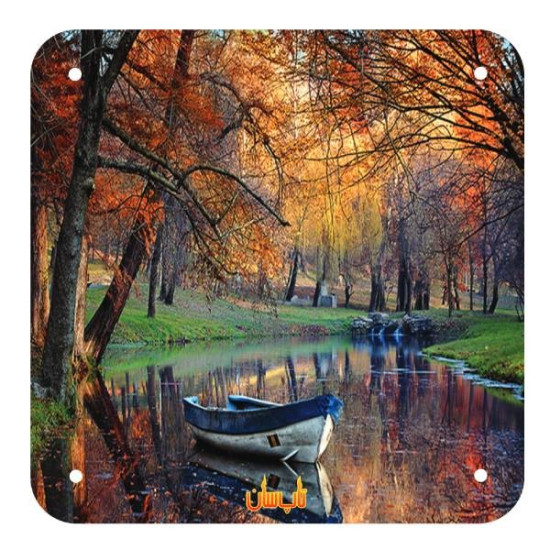 رادیاتور برقی شیشه ای تاپ سان مدل D-905 سایز 90×90 + قیمت