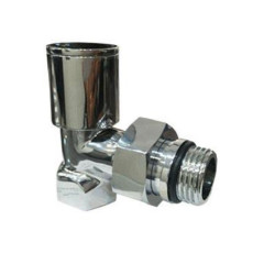 شیر رادیاتور کروم براق گرد دکوراتیو HTM + قیمت و بررسی