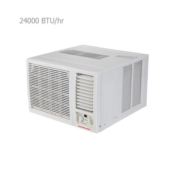 کولر گازی پنجره ای سوپرانو 24000 مدل SNO-24CW/TP