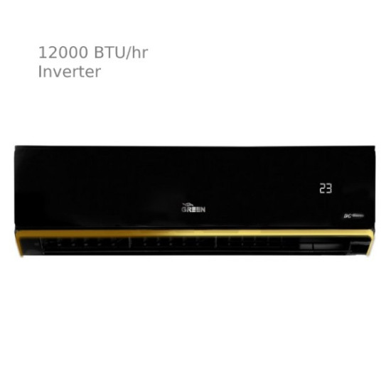 خرید کولر گازی اینورتر 12000 گرین مدل بلک GWS-H12P1T1A-HE
