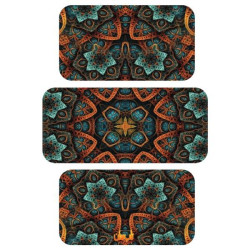 خرید رادیاتور برقی شیشه ای چند تکه تاپ سان مدل D-915 چیدمان3