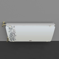 رادیاتور شیشه ای آنیت مدل سوپرلوکس مربعی