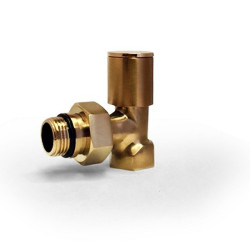 شیر رادیاتور طلایی گرد مات دکوراتیو HTM + قیمت و بررسی