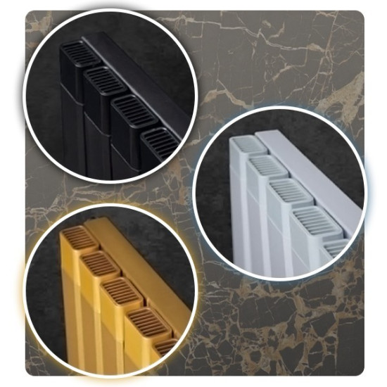 رادیاتور آلومینیومی آنیت 9 پره مدل ونیز ورتیکال سفید