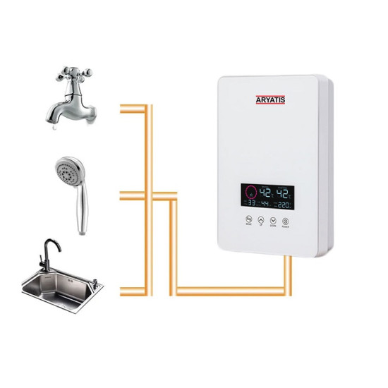 آبگرمکن برقی بدون مخزن آریاتیس مدل AFS 8
