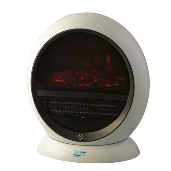 شومینه برقی پارس خزر مدل FL-1500W