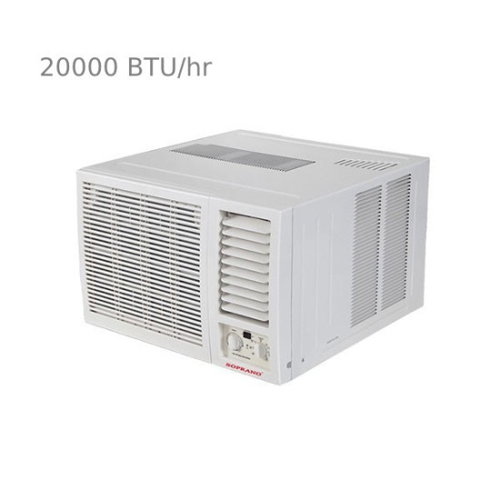 خرید کولر گازی پنجره ای 20000 سوپرانو مدل SNO20-CW/TP