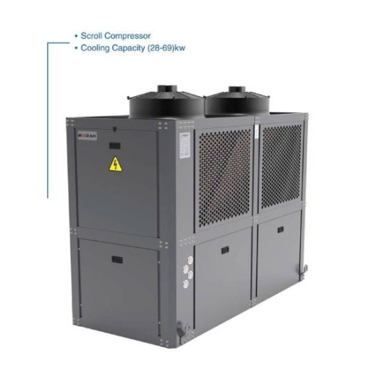 چیلر تراکمی هواخنک بوران 12 تن تبرید مدل CP3522