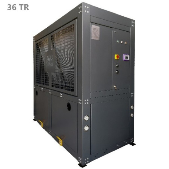 قیمت چیلر تراکمی هوایی 36 تن تبرید همیار تهویه مدل HTC36A