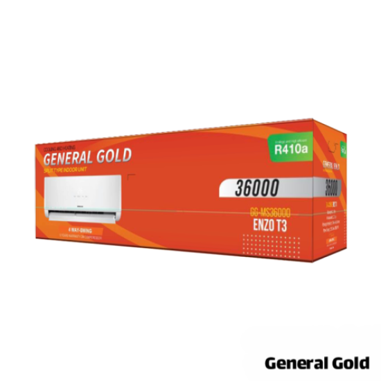کولر گازی جنرال گلد ۳۶۰۰۰ انزو (T3)، گاز R410a مدل GG-MF36000 ENZO