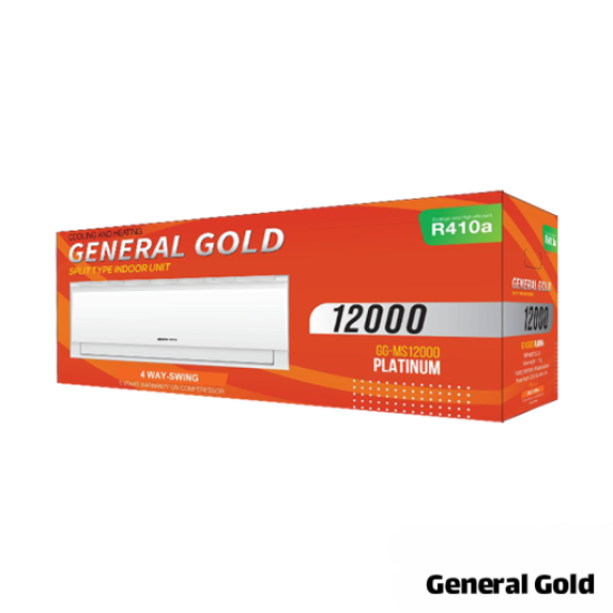 کولر گازی جنرال گلد ۱۲۰۰۰ پلاتینیوم، گاز R410a مدل GG-MS12000 Platinum